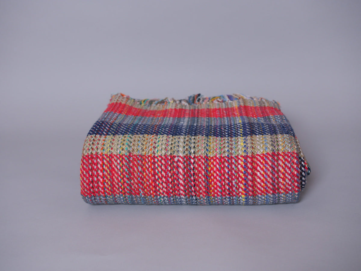 Couverture khadi en laine recyclé