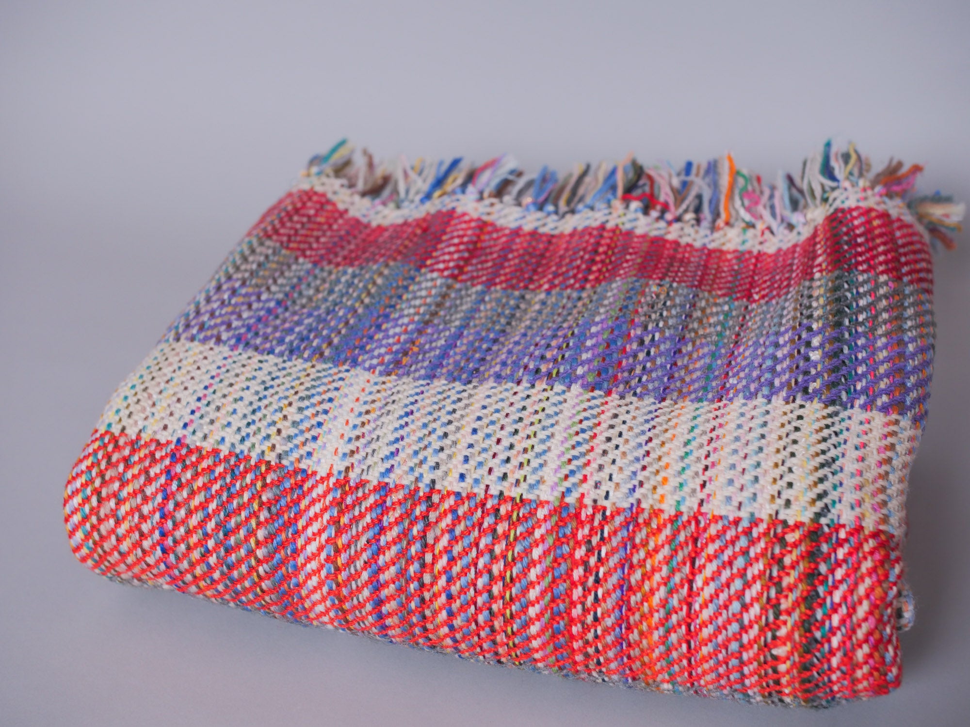 Khadi blanket in recycled wool, No.1 Secondary image