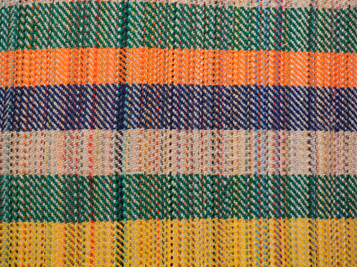 recycled_wool_blankets_green & orange