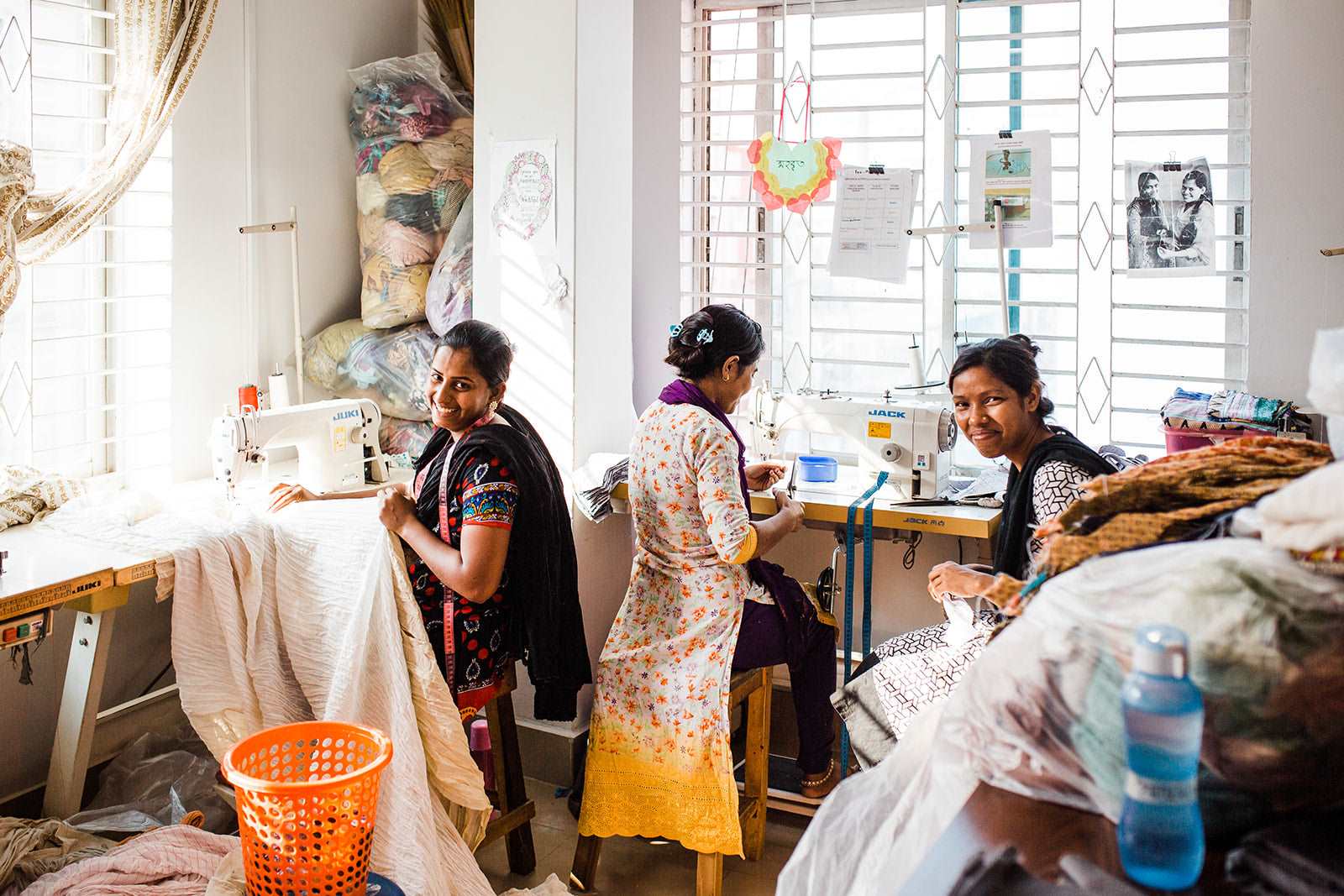 Contemporary Kantha Textiles, handmade in Bangladesh