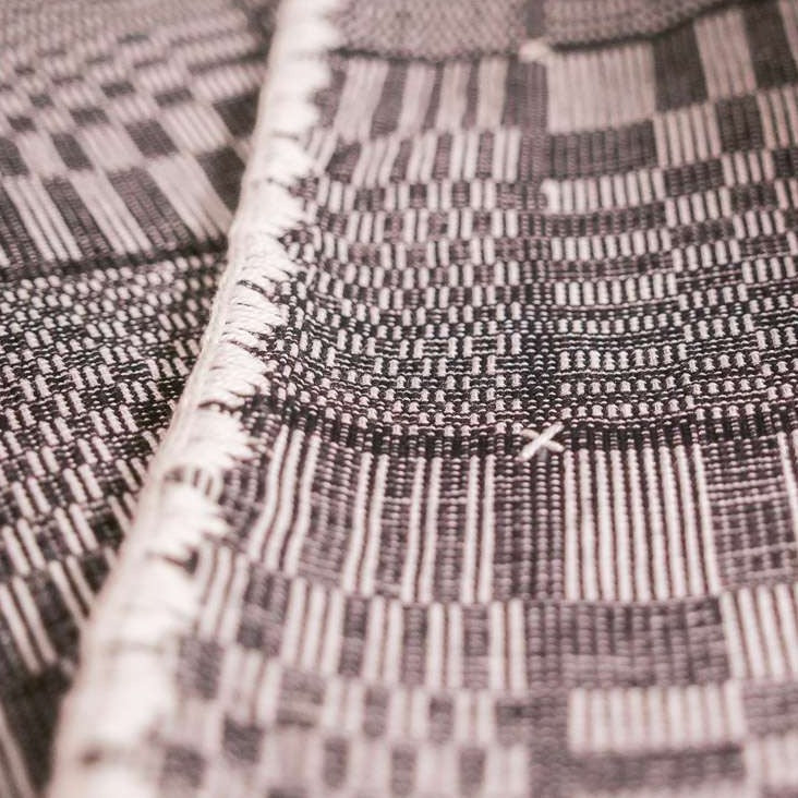 Binakul, or binakol cloth. Hand loomed textile from the Philippines.