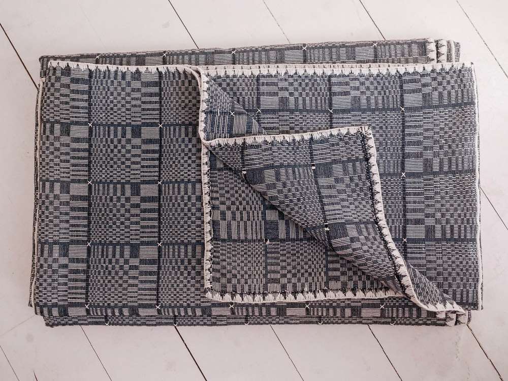 Binakul, or binakol cloth. Hand loomed textile from the Philippines.