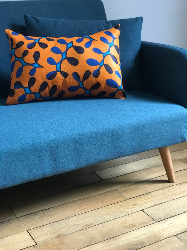Blue vine, cushion cover