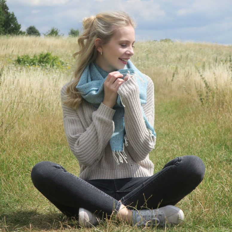 100% Merino wool scarf, made in Ireland