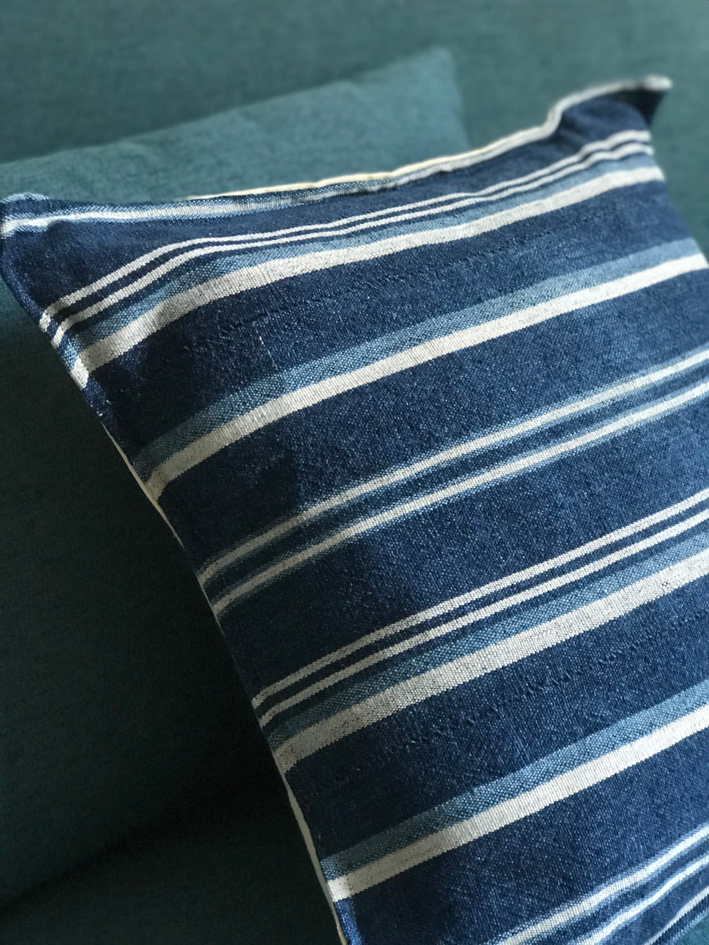 Vintage Dogon indigo cushion, 2