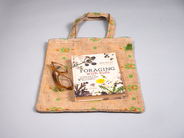 Kantha Sac en coton recyclé. Tote bag in cotton.