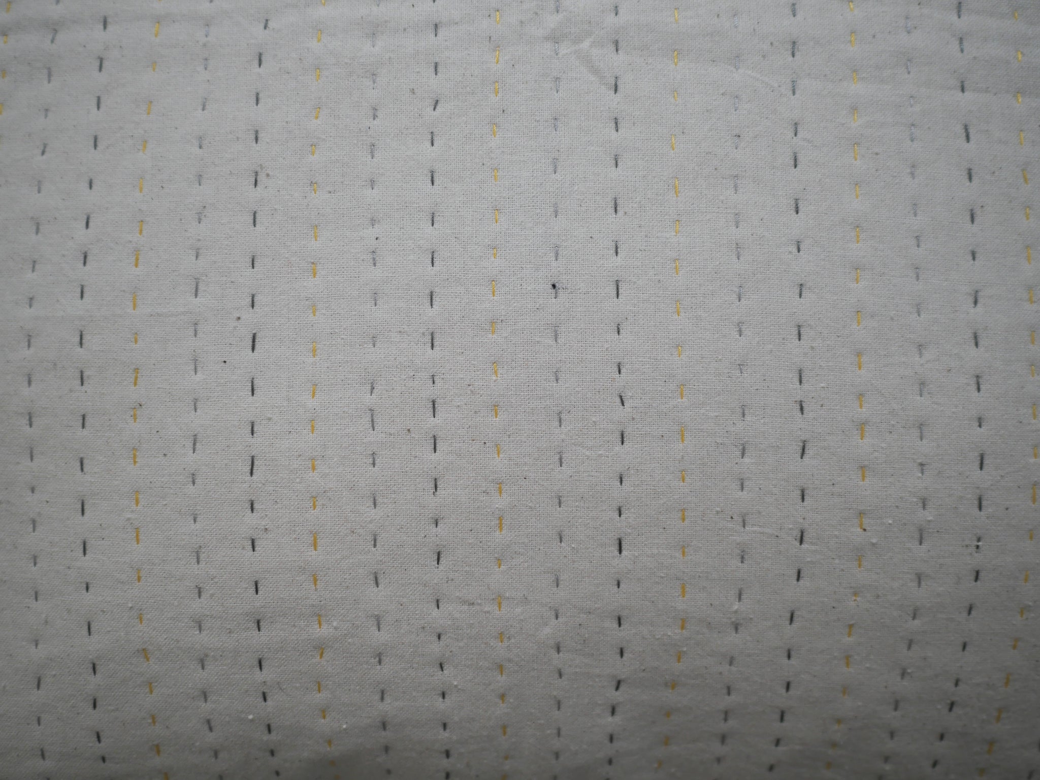 Contemporary kantha cushion, grey Secondary image