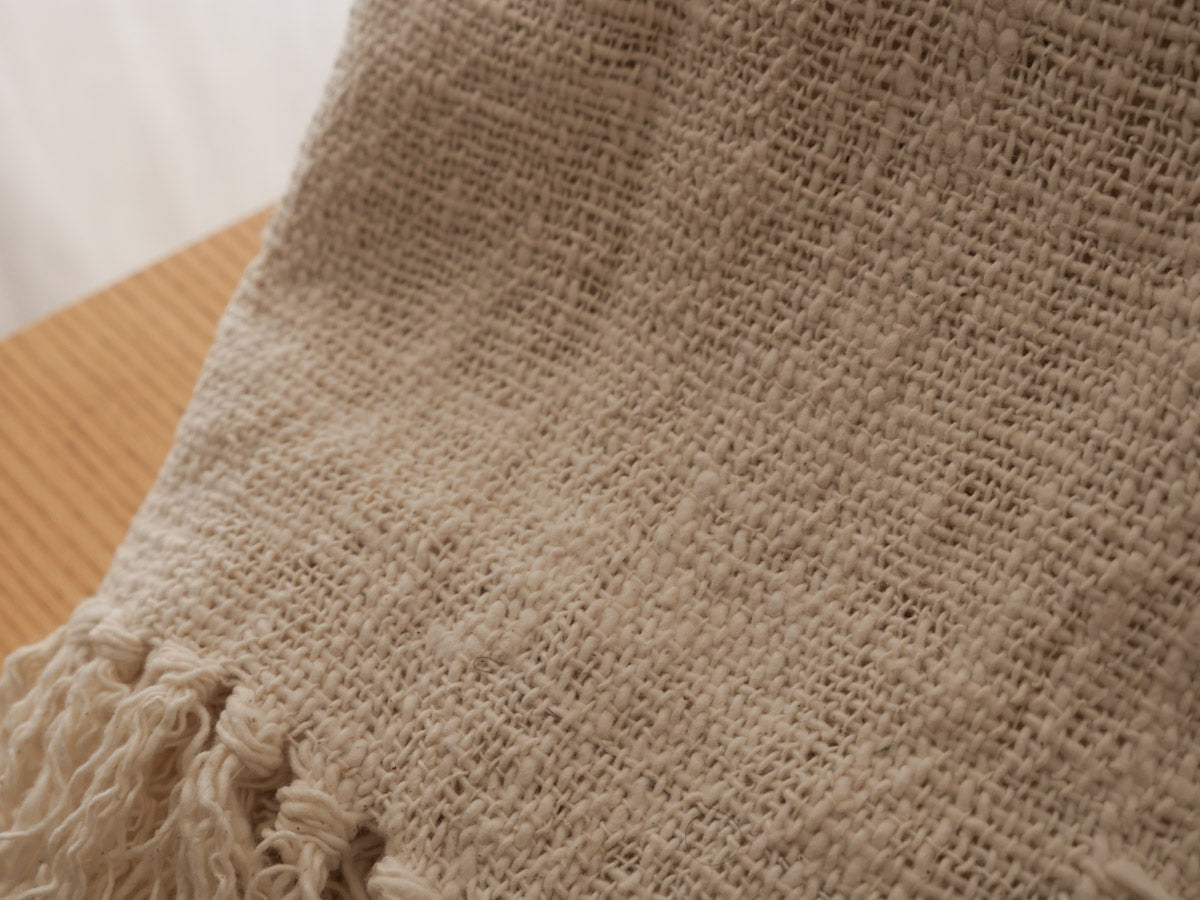 Java Handloomed throw, recycled cotton