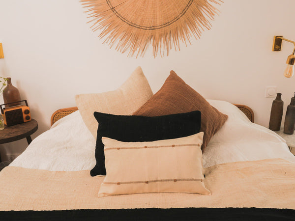 Coussins tissés main en coton