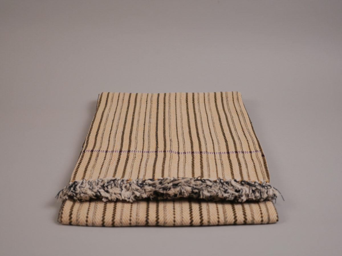 Plaid en coton tissé main, khadi Main image