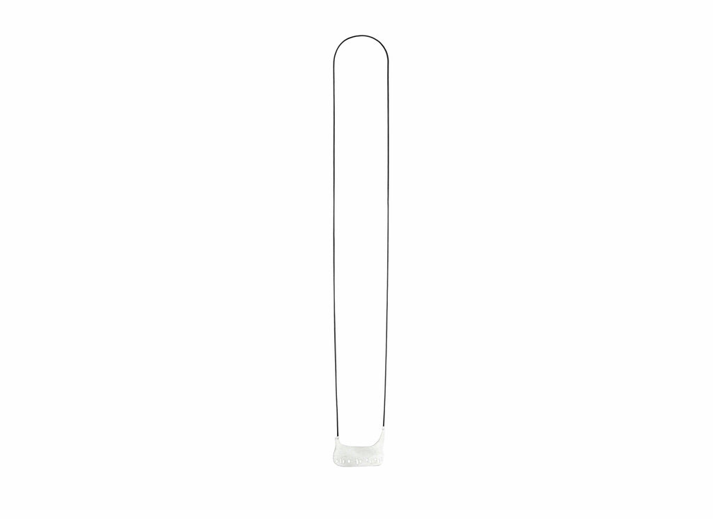 Ines Telles solar necklace, silver-plated