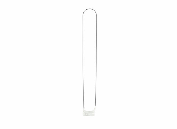 Ines Telles solar necklace, silver-plated