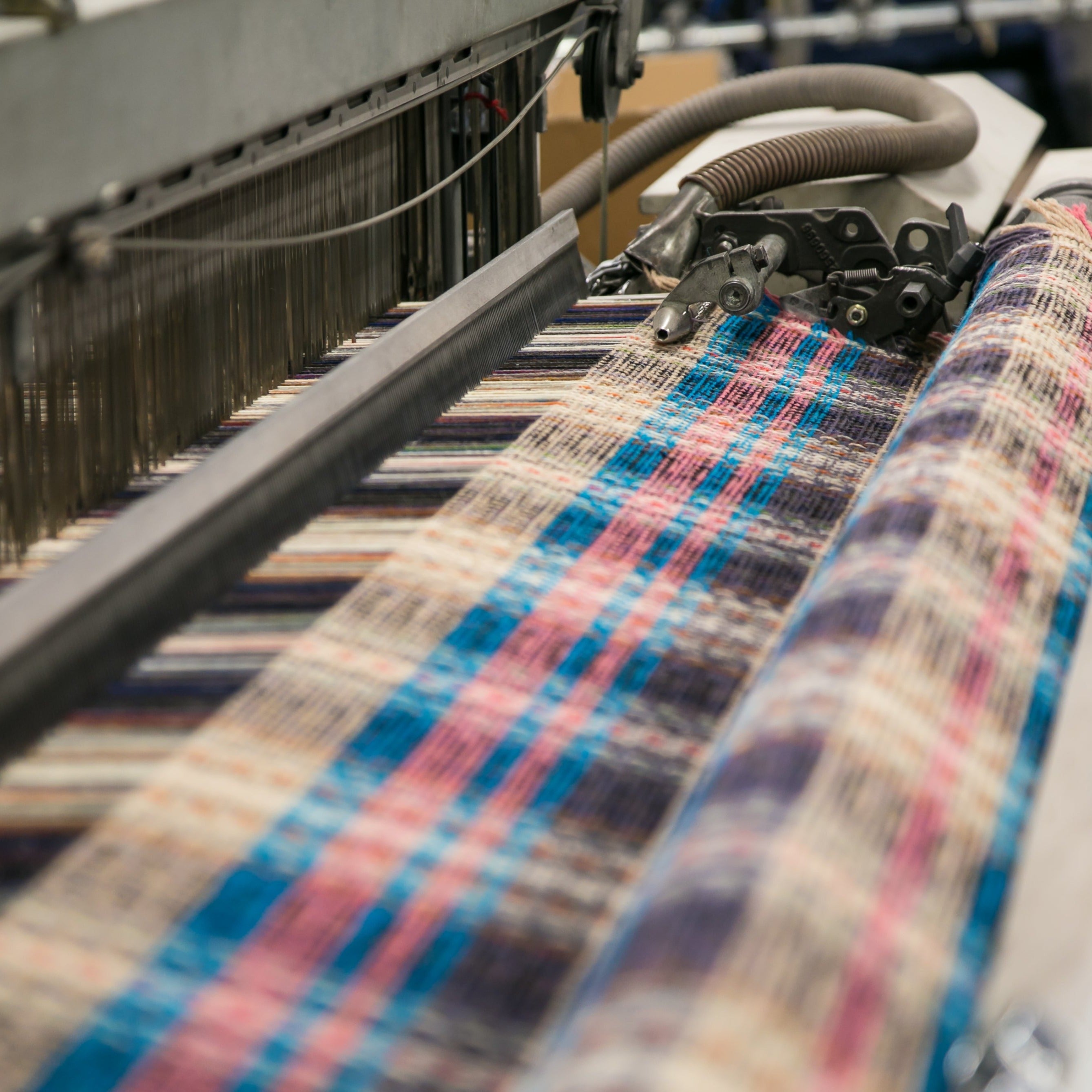 Recycled wool throw