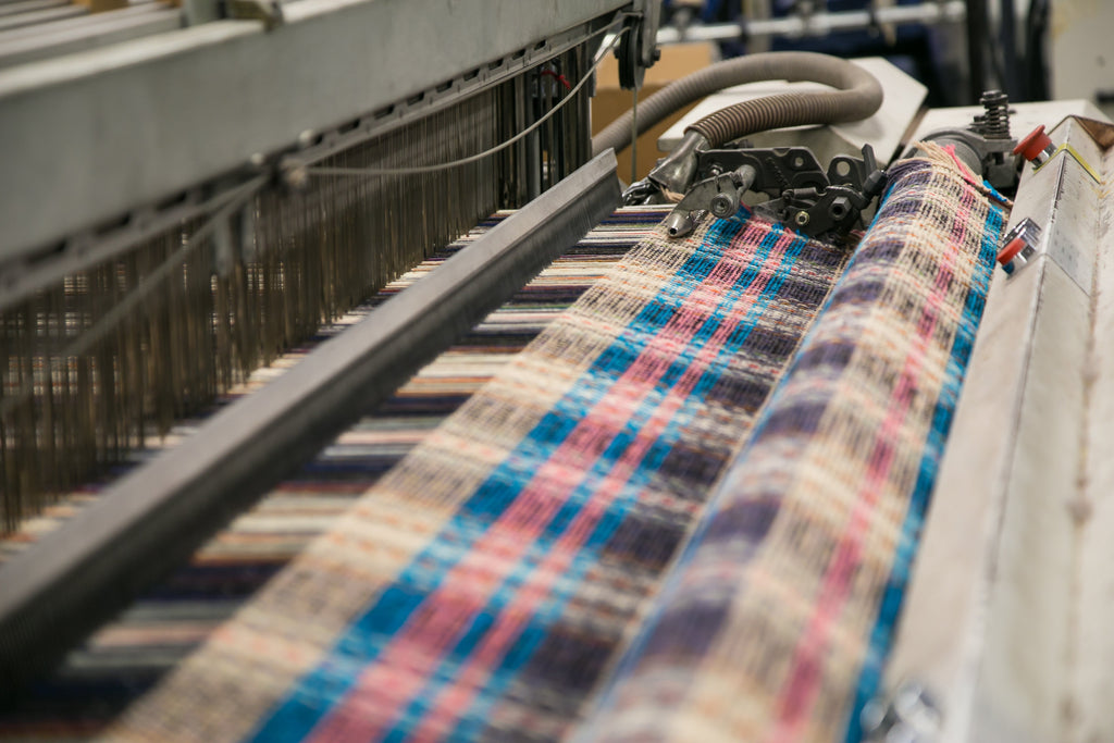 Plaid en laine recyclé