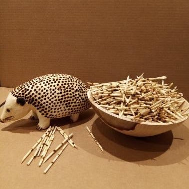 Hedgehog by artisan Lameck Tayengwa