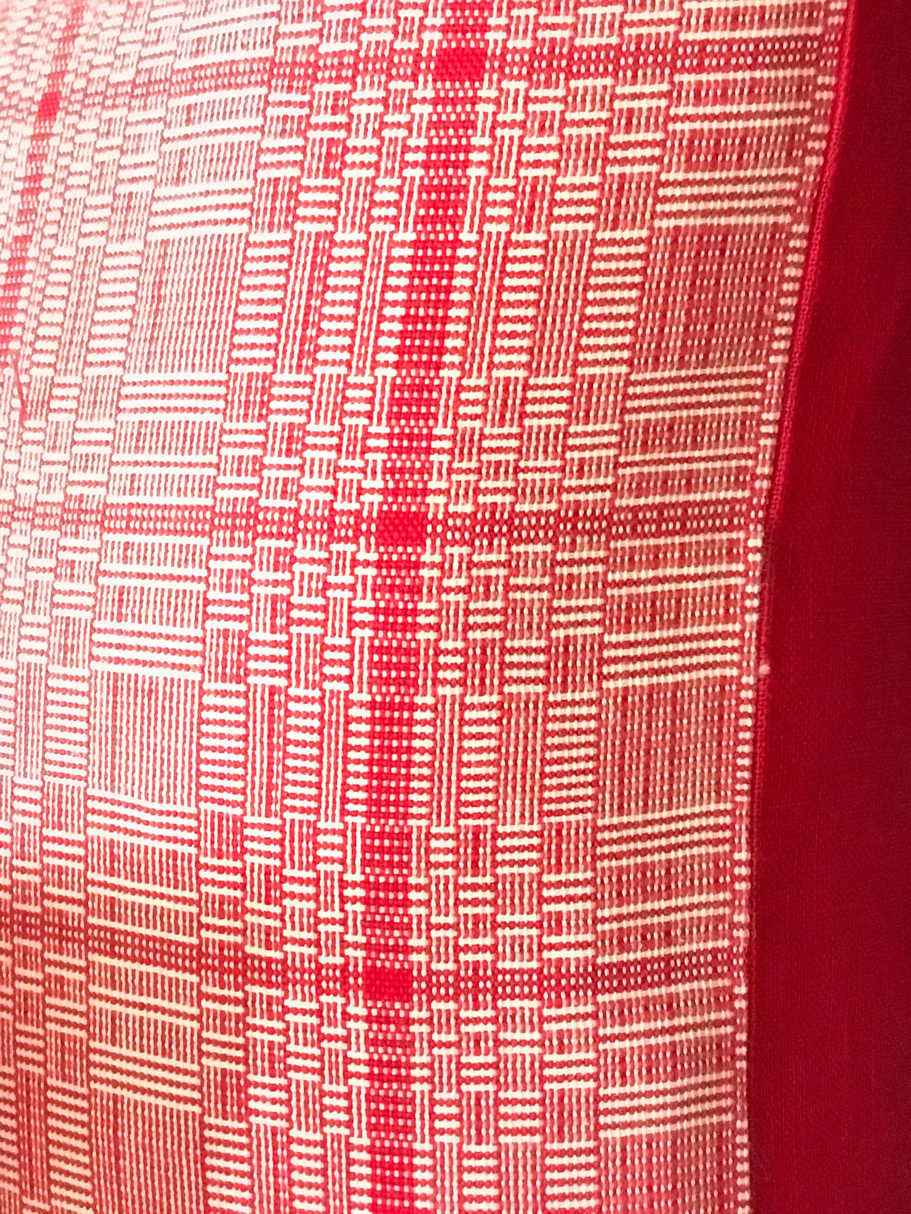 Red Binakul Cushion Cover