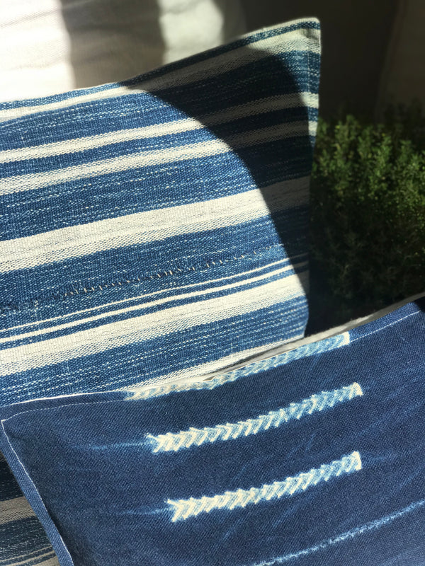 Dogon Indigo cushion cover