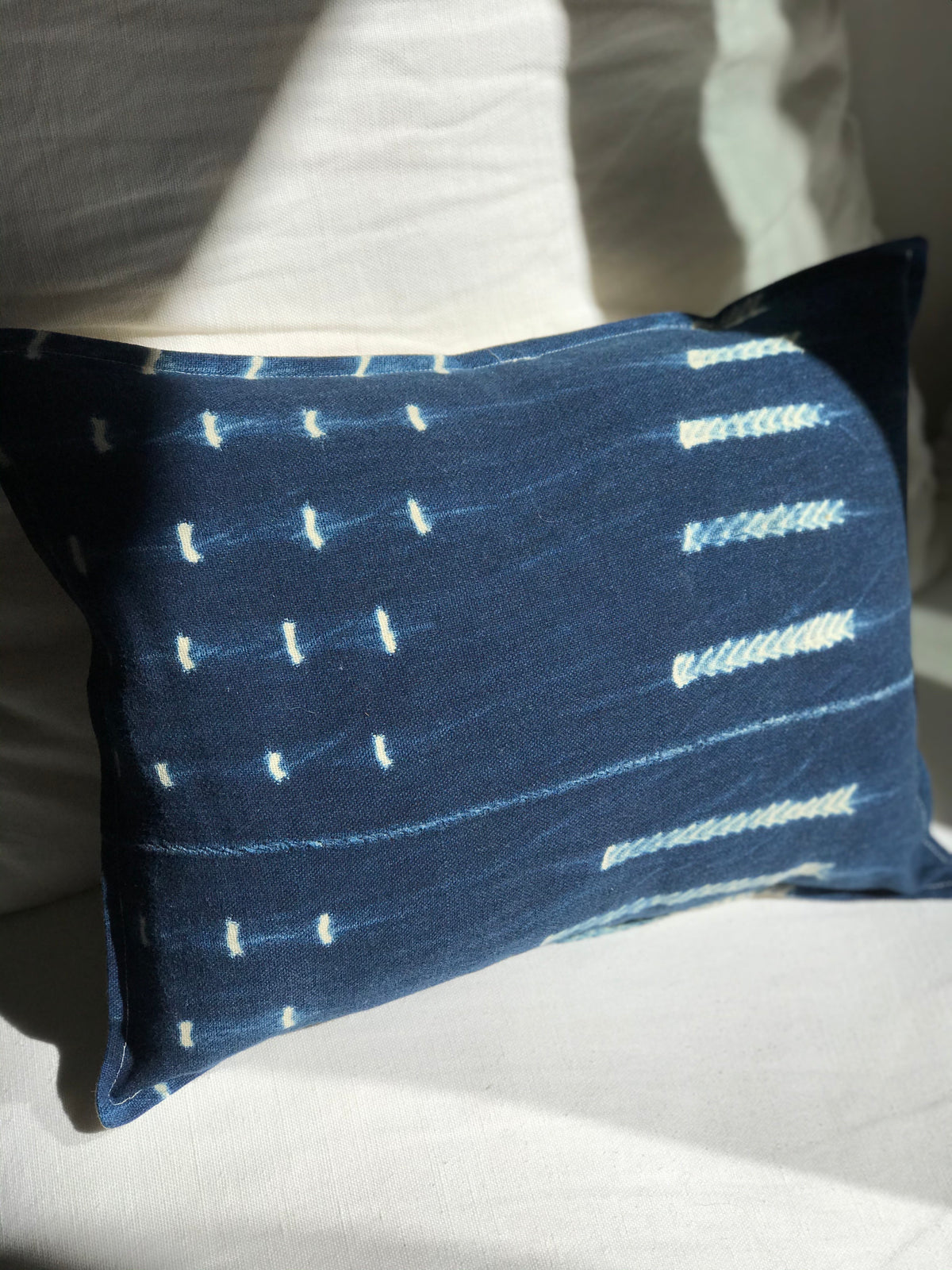 Dogon Indigo cushion cover