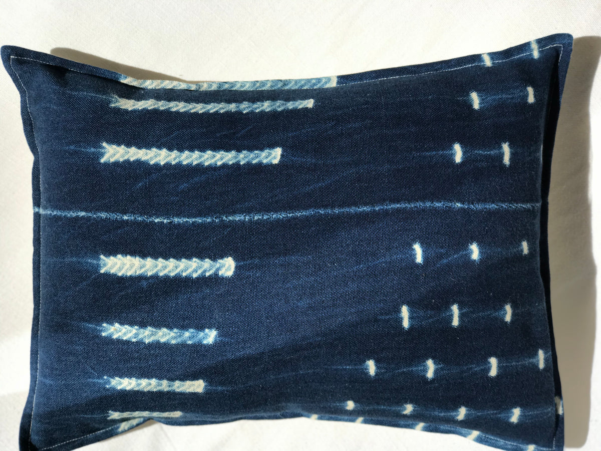 Dogon Indigo cushion cover