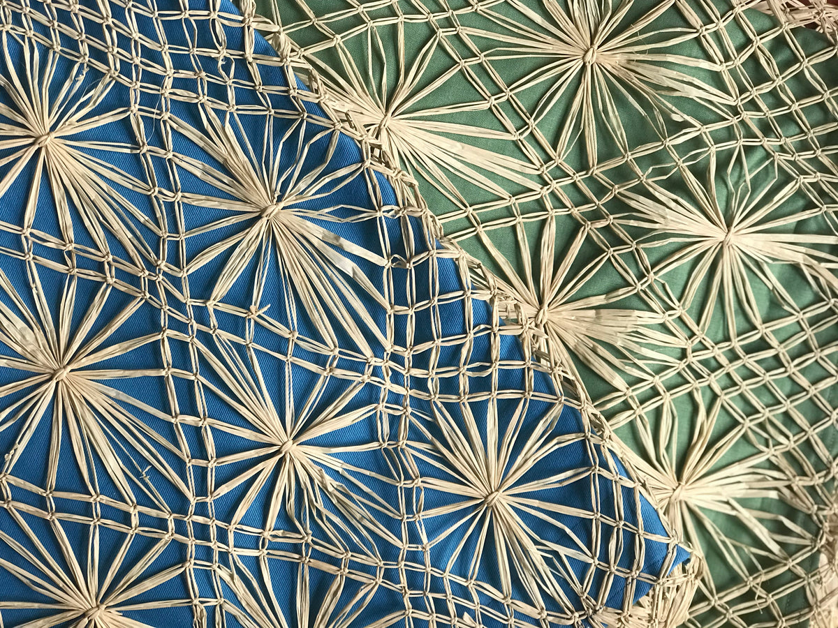 Buriti star macrame tote