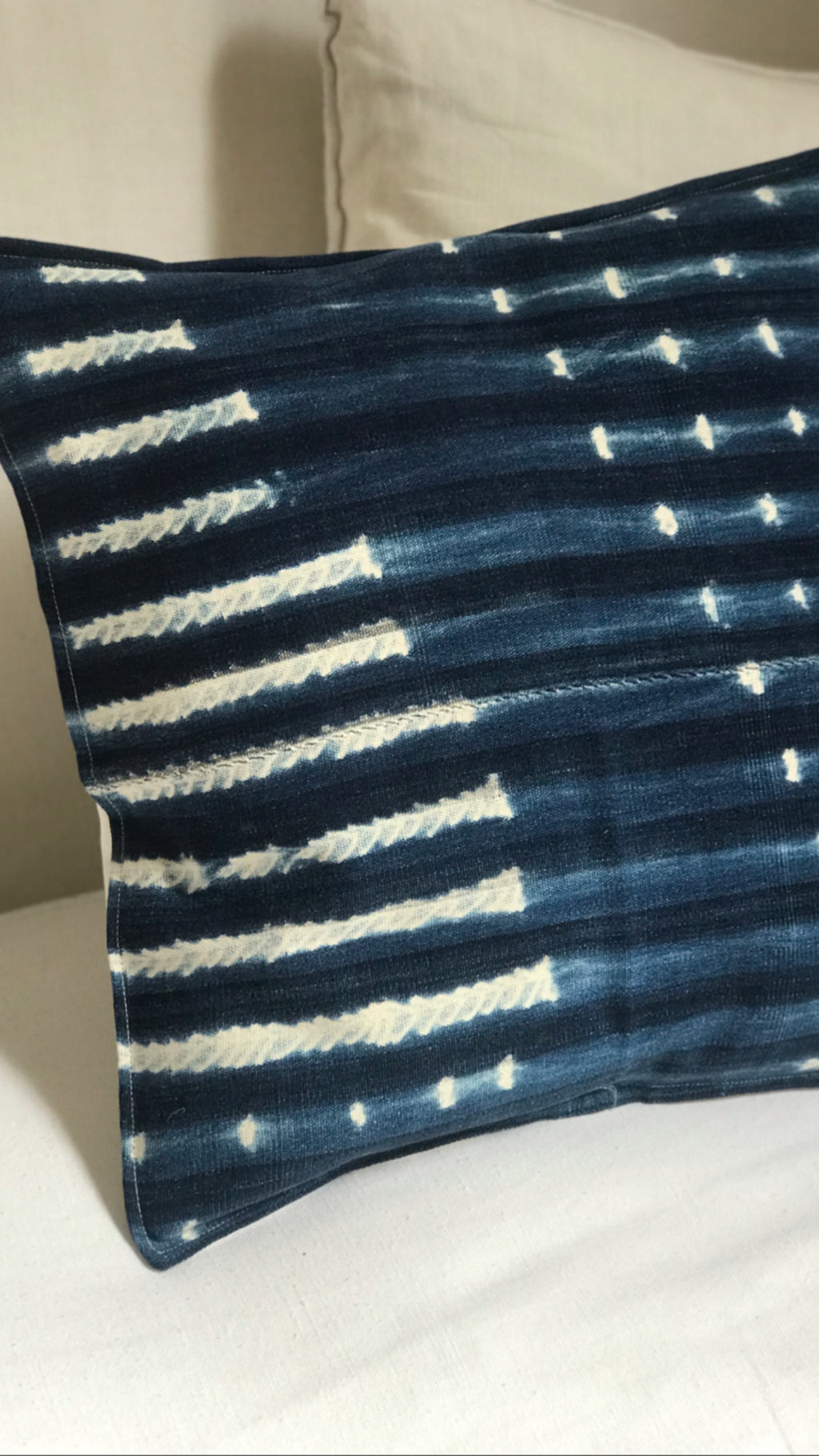 Dogon Indigo cushion cover
