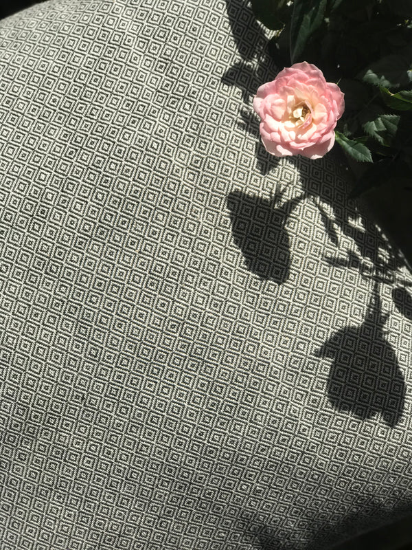 Mitla cushion, handwoven cotton from Mexico, 50x50cm