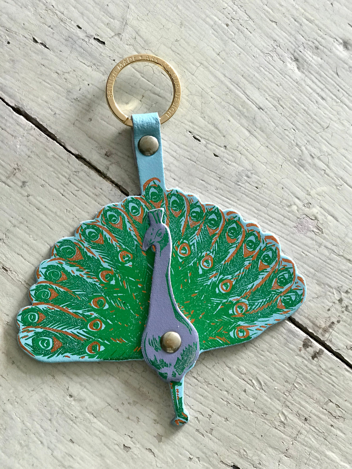 Ark peacock keyring