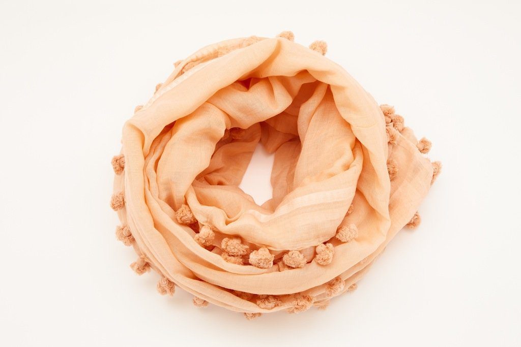 Luxe living Accessoires Echarpe dupatta pom pom