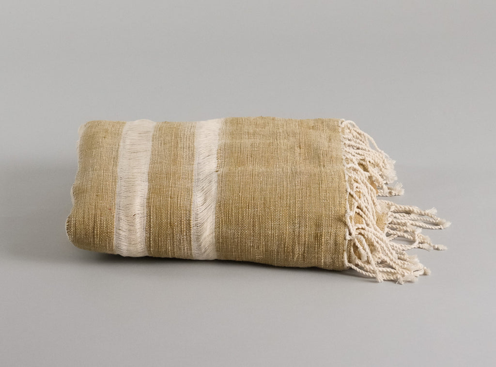Throw in handspun recycled cotton. 