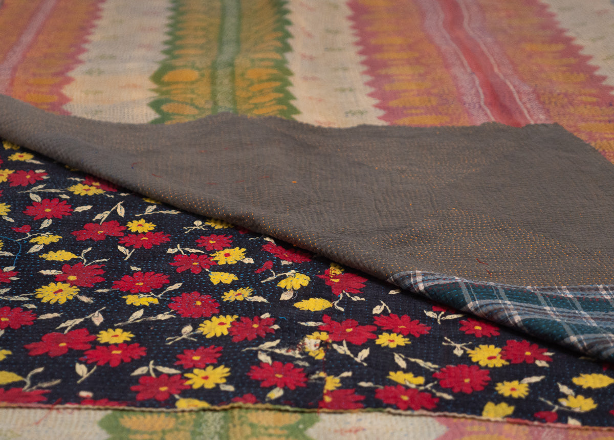 Vintage Kantha quilt at Storie